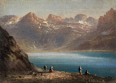 Paesaggio Montano con Lago