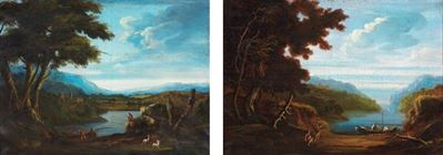 «paesaggio Fluviale con Figure» e «paesaggio Fluviale con Barca»
