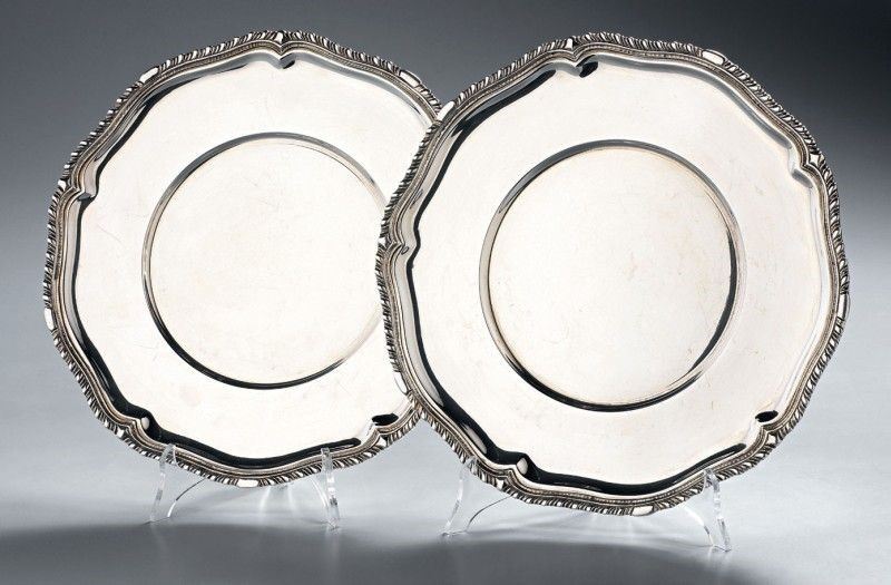 Dodici Sottopiatti in Argento