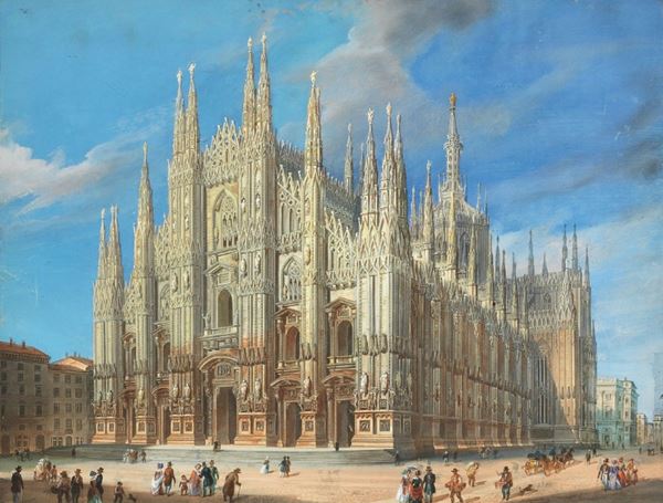 Giovanni  Migliara (studio di) - Duomo di Milano