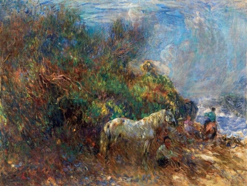 Plinio Nomellini - Isola D'elba - Pomeriggio Estivo (nisportino)