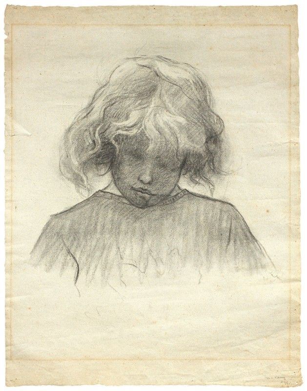 Pierre Desire Eugène Franc, Detto Franc-lamy - Testa di Bambina