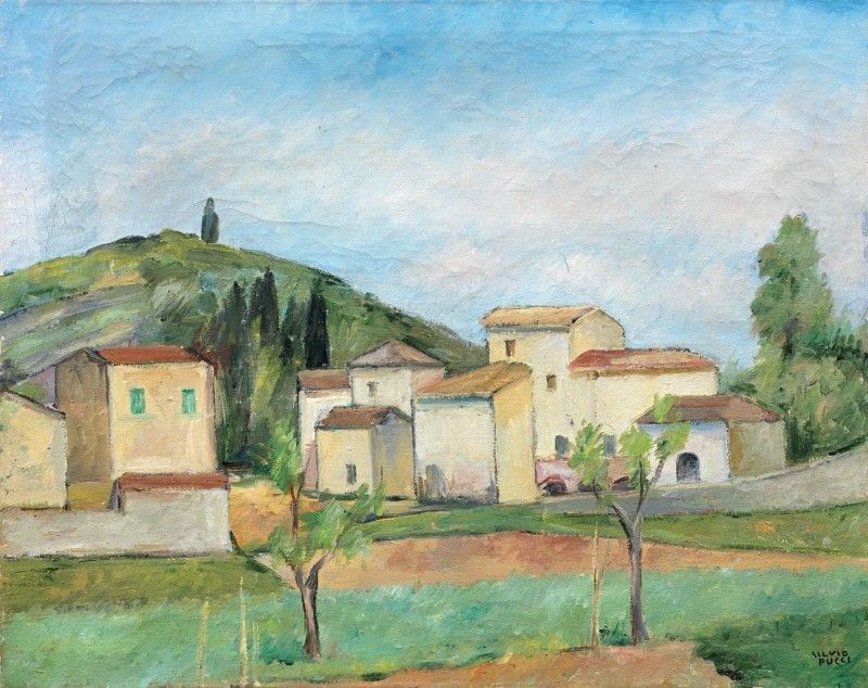 Silvio Pucci - Paesaggio Toscano
