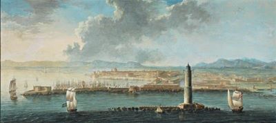 Veduta del Porto di Livorno