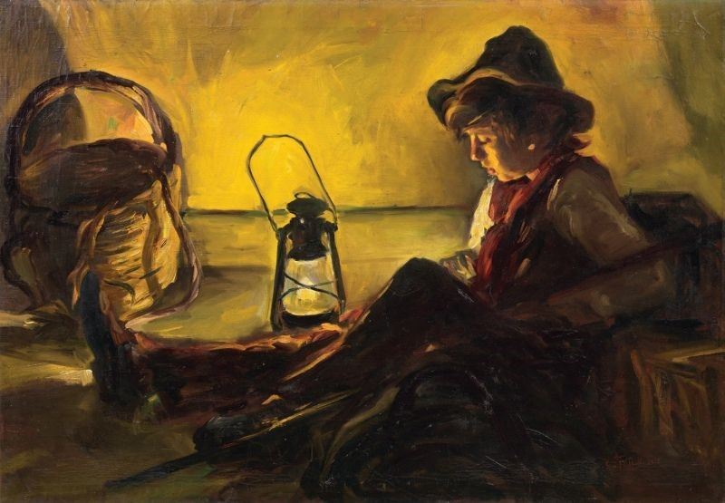 Cafiero Filippelli - Bambino in un Interno