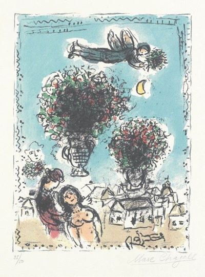 Bouquets Au Ciel Bleu