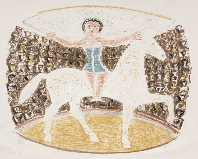 Massimo Campigli - La Cavallerizza (L'ecuyére)