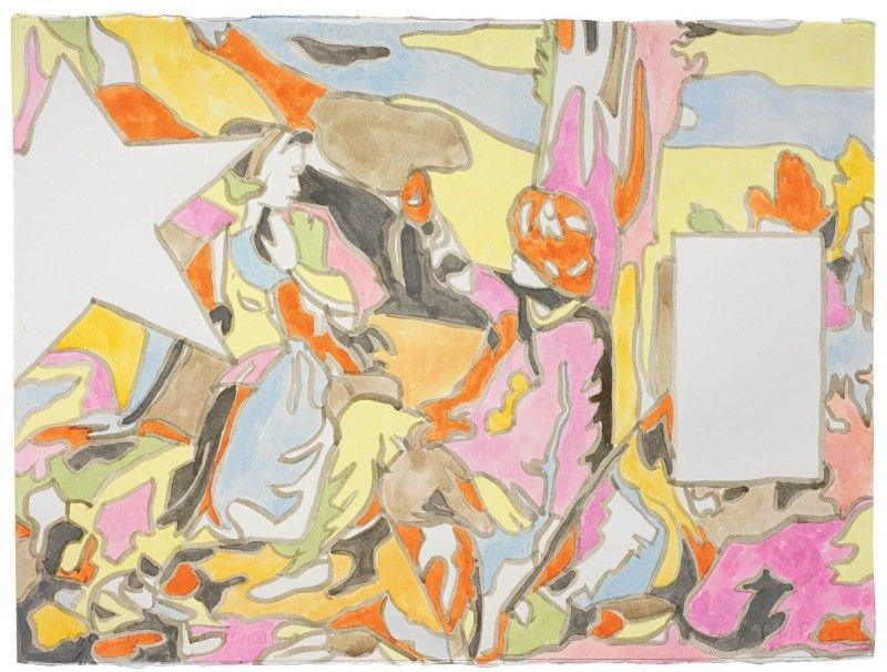 David Salle - Senza Titolo