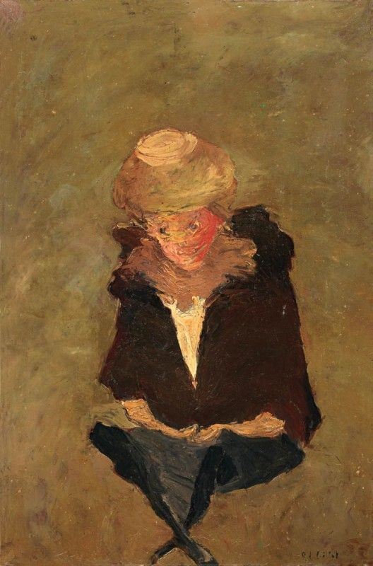 Roger Edgard Gillet - Dame Au Chapeau