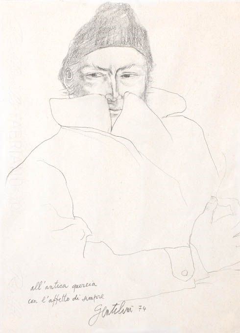 Franco Gentilini - Ritratto di Raffaele Carrieri