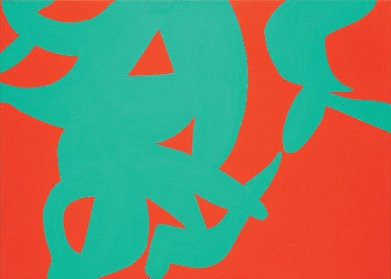 Carla Accardi - Verde su Rosso