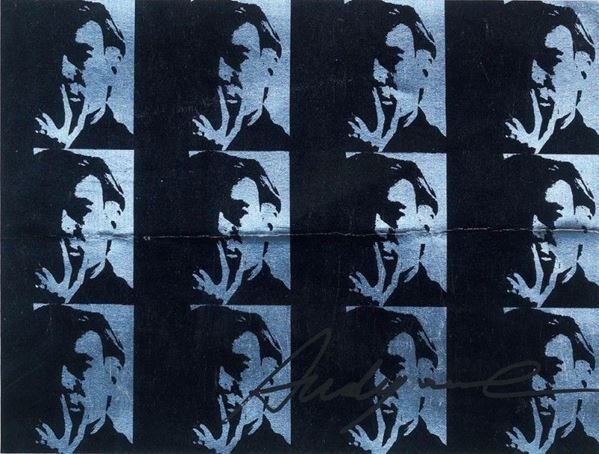 Andy Warhol : Holy cow! Silver clouds! Holy cow!  (1966)  - Biglietto d'invito - Asta PARADE V - Arte Contemporanea - Casa d'aste Farsettiarte