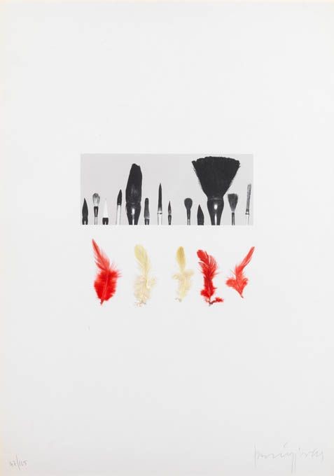 Claudio Parmiggiani - Cartella Contenente Dieci Opere Grafiche
