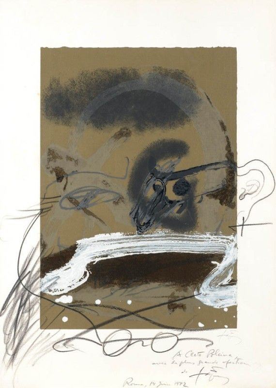 Antoni T&#224;pies - Senza titolo