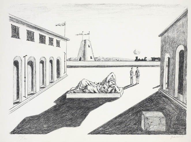 Giorgio De Chirico - Piazza D'italia