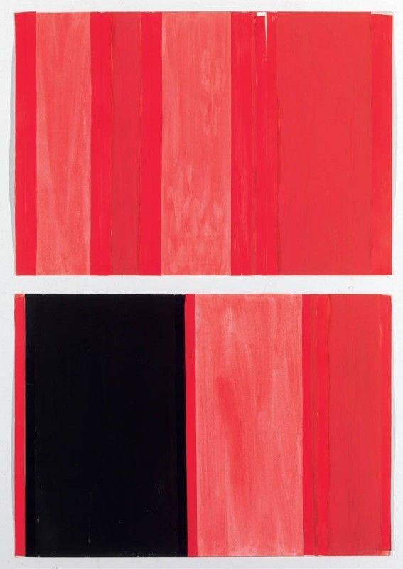Tano Festa - «rosso» e «rosso e Nero»