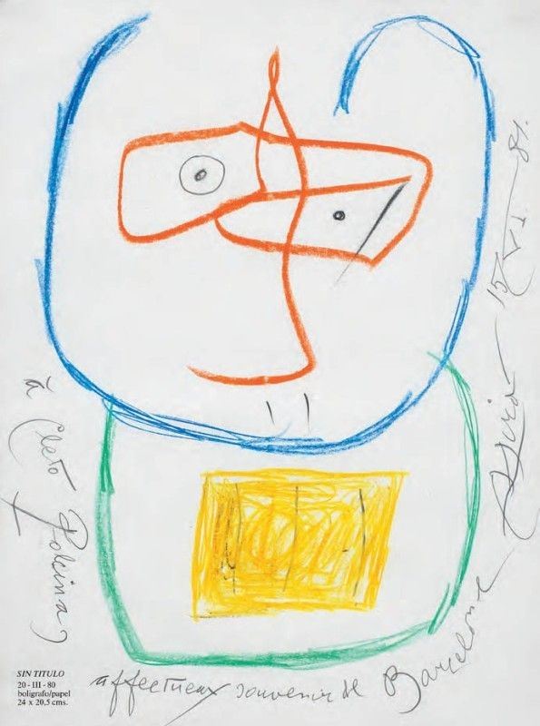 Joan Miró - Ritratto di Cleto Polcina