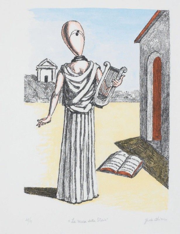 Giorgio De Chirico - La Musa della Storia