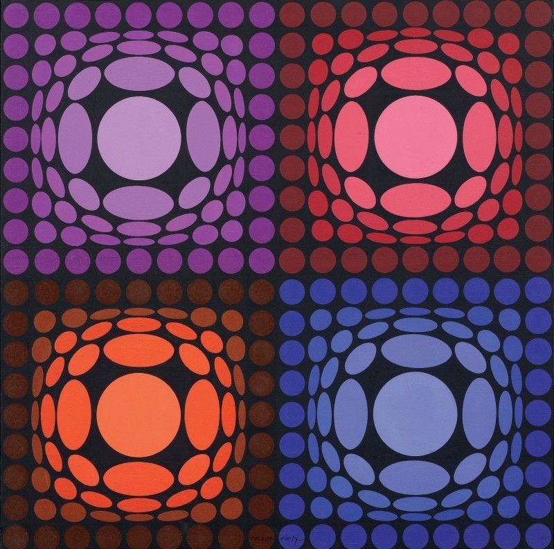 Victor Vasarely - stri-arct-C