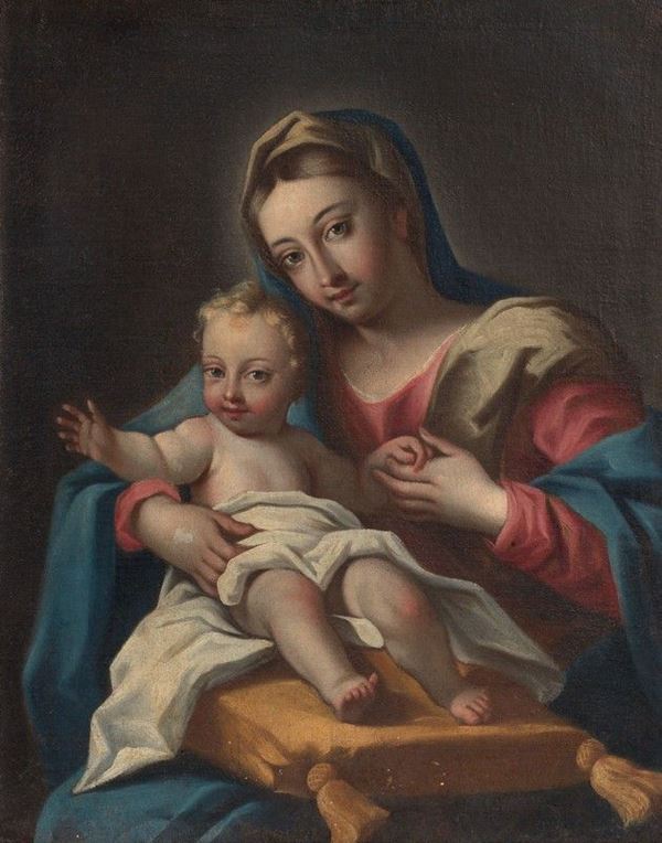 Scuola veneta del XVII secolo - Madonna col Bambino