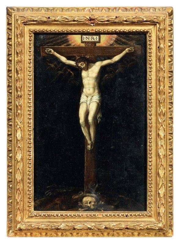 Scuola Spagnola del XVII Secolo - Crocifissione