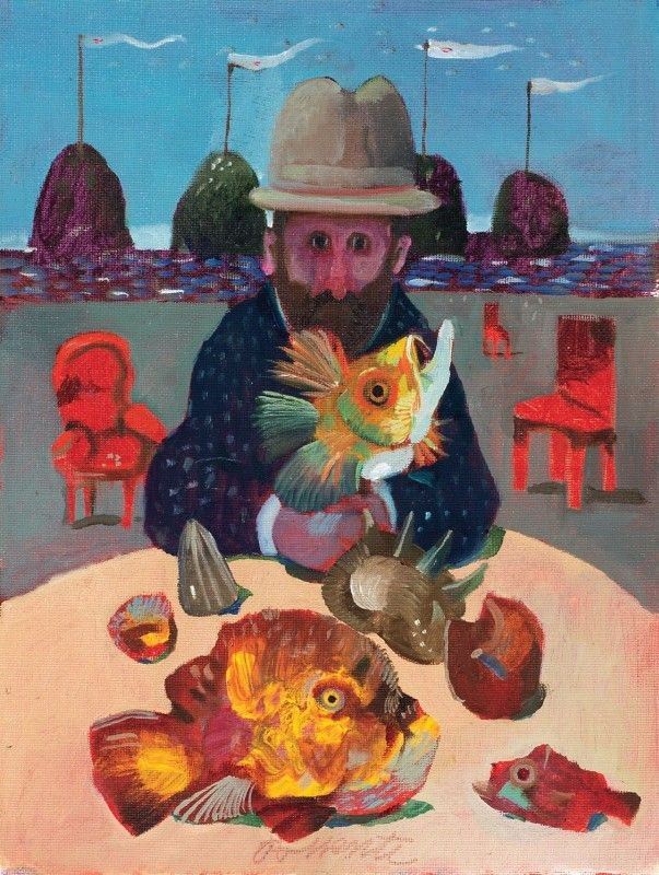 Antonio Possenti - Uomo con Pesci