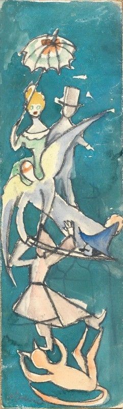 Mino Maccari - La passeggiata