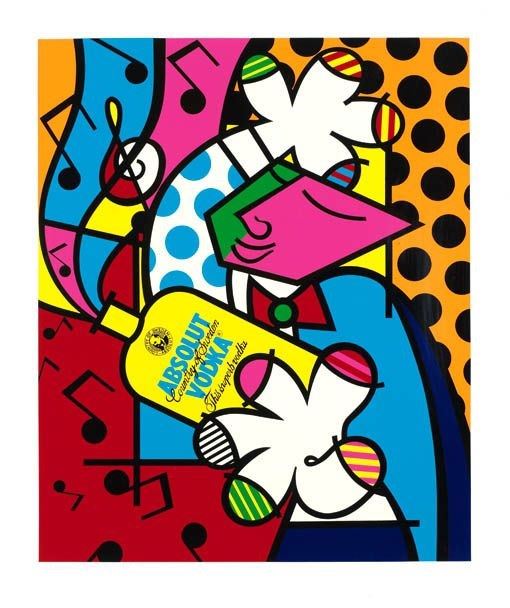 Romero Britto - Absolut Britto II