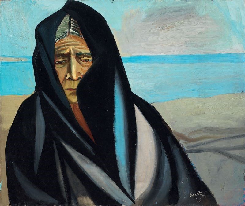 Renato Guttuso - Vecchia Contadina