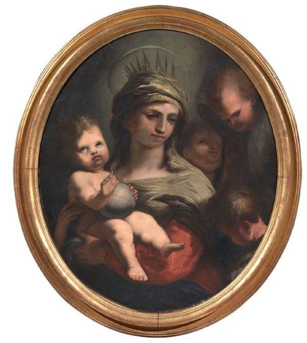 Alessandro Gherardini (attr. a) - Madonna con Bambino e Angeli