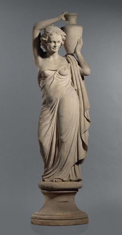 Grande Scultura in Pietra Arenaria