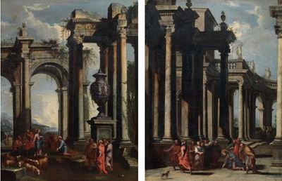 «cristo e L'adultera» e «professione di Fede di San Pietro»