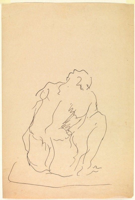 Lucio Fontana - Figura seduta