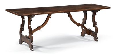 Tavolo a Fratina in Legno di Noce