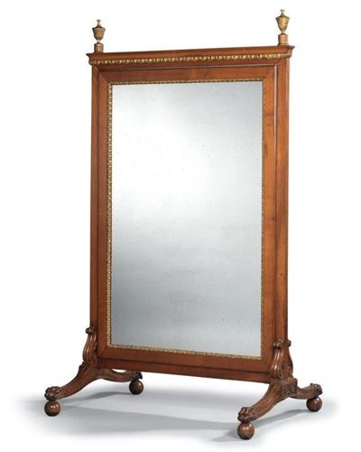 Specchiera Psiche in Legno di Noce