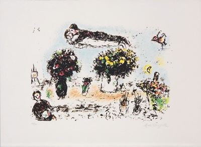 Le Peintre Aux Trois Bouquets