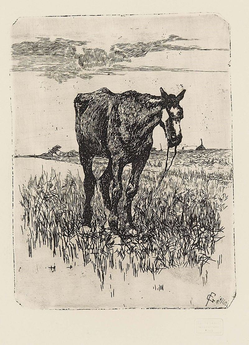 Giovanni Fattori - Il Vecchio Cavallo