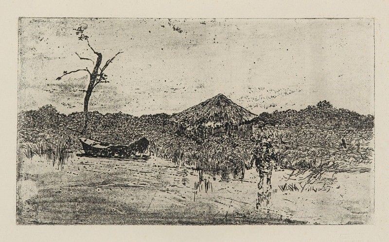 Giovanni Fattori - Palude in Tombolo (già Campagna Romana)