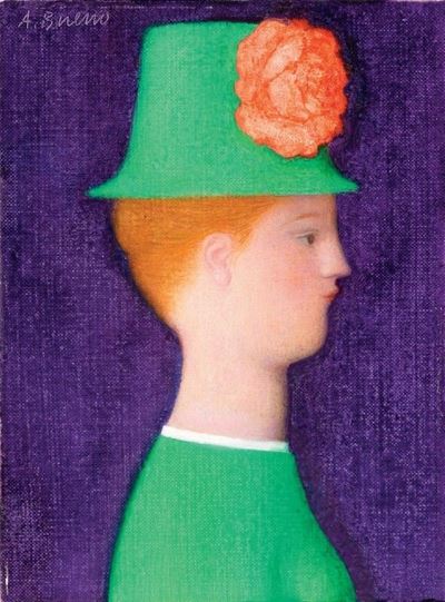 Donnina con Cappello Dell'800 (D'apres Seurat)