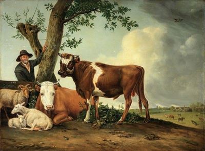 Paesaggio con Pastore e Armenti