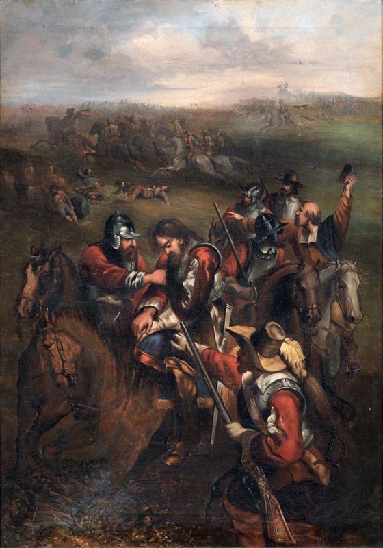Ignoto del XIX secolo - Battaglia di cavalleria