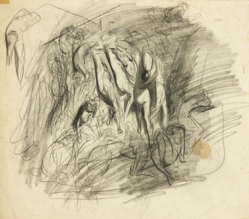 Gustave Doré - Studio per «le Anime Dannate»