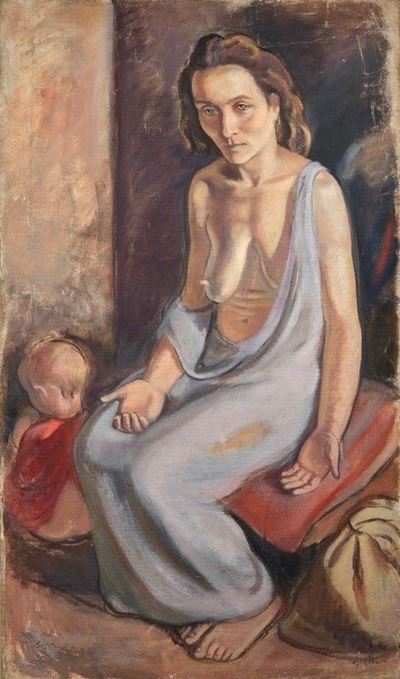 Mendicante con Bambino (la Miseria)