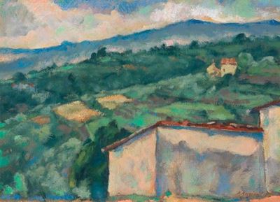 Paesaggio con Casolare