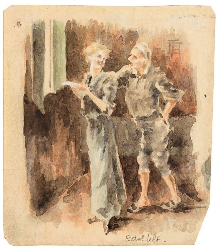 Albert Edelfelt (attr. A) - Figure