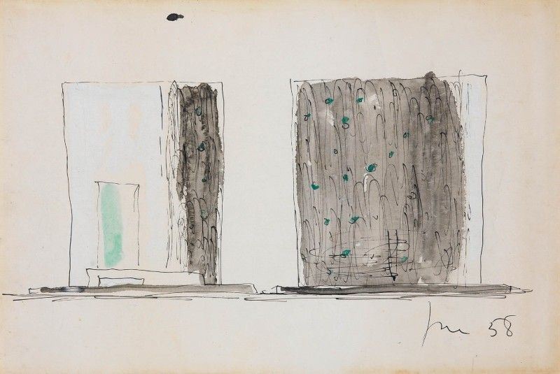 Lucio Fontana - Senza Titolo