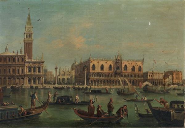 Giuseppe Chitt&#242;-Barucchi - Venezia: il Palazzo Ducale e Piazza San Marco