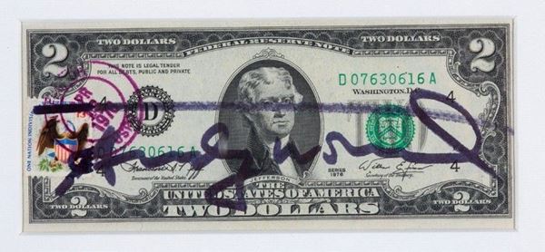 Andy Warhol - Two dollars Jefferson