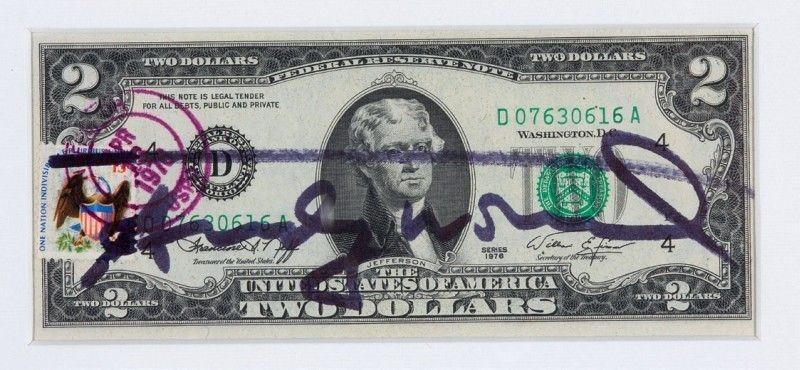 Andy Warhol - Two Dollars Jefferson