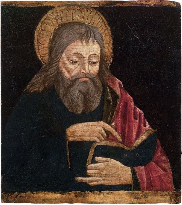 Scuola lombarda fine XV secolo - Santo Evangelista